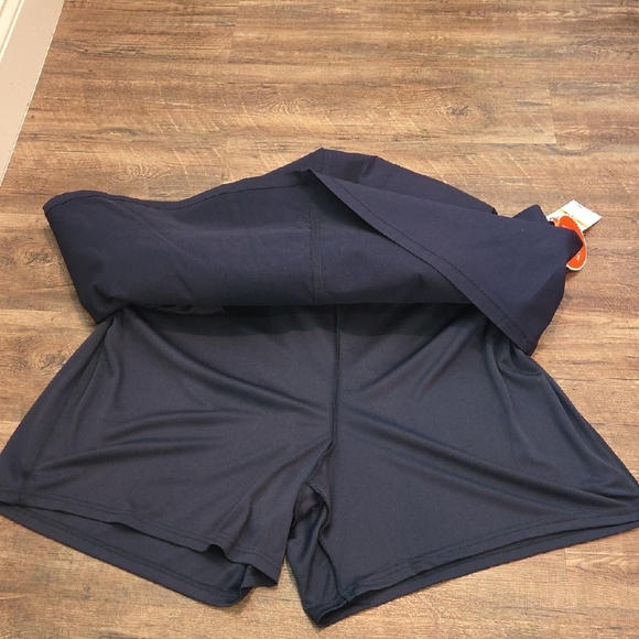 Hearts of Palm Navy Blue Skorts Size 24W New With Tags - Picture 10 of 11